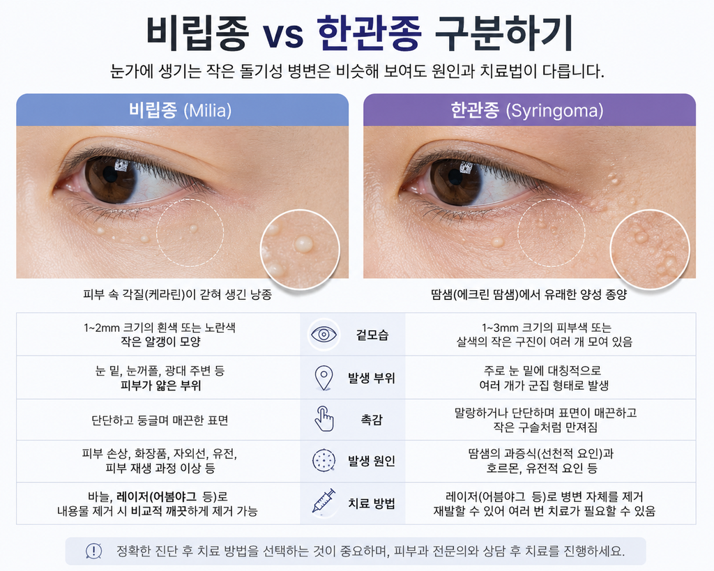 눈가 비립종 제거, 어븀야그레이저로 하는 이유 4